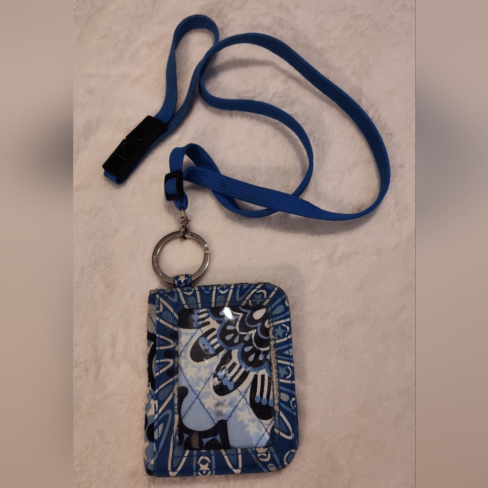 Vera Bradley Lanyard ID Wallet